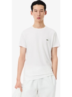  collection lacoste pamuklu pima tişört