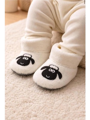 Minissa Baby Kids Çocuk Panduf, Bebek Ev Botu  Desenli Sevimli Nakışlı Patik