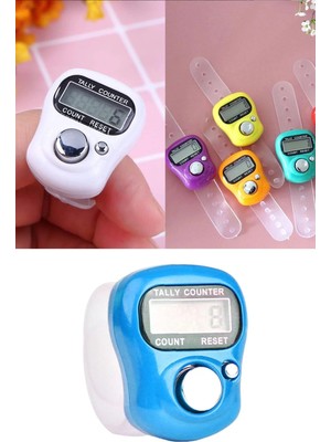 Privo Dijital Yüzük Zikirmatik Resetli Parmak Tipi Sayaçmatik Pratik Tesbih Sayacı Karışık Renk 1 Adet