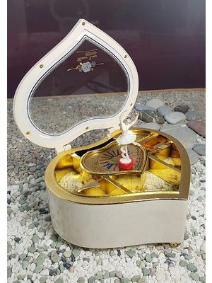 Skygo Kalp Şeklinde Balerin Müzik Kutusu