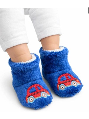 Minissa Baby Kids Çocuk Panduf, Bebek Ev Botu  Desenli Sevimli Nakışlı Patik