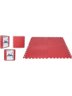 Aesco Eva Oyun Karosu 50CM x 50CM x 10MM (4 Adet) Kırmızı