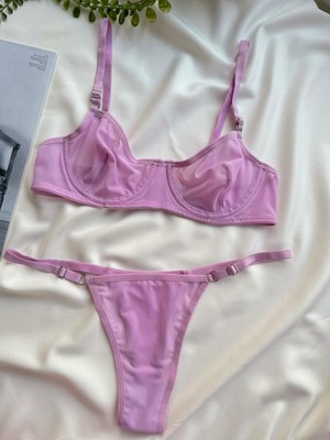 Nivolia Douce Balenli Tül Sütyen Takımı