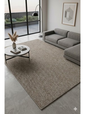 Hasır Dokuma Kaymaz Taban Sisal Kesme Halı Mutfak Koridor Hol Yolluk  S901HARDAL