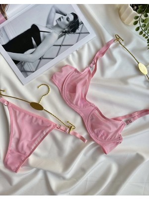 Nivolia Douce Balenli Tül Sütyen Takımı