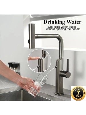 OEM Mutfak Evye Bataryası Bas Çek Su Arıtma Çıkışlı 3 Fonksiyonlu Fiskiye Şelale 7 Yıl Garantili Ithal