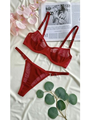 Nivolia Douce Balenli Tül Sütyen Takımı