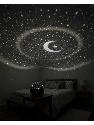 Fişli Yıldız Projektör Gece Lambası Müzikli Nemere