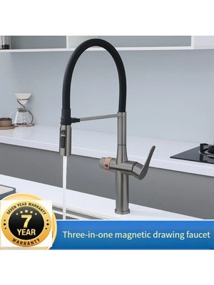 OEM Mutfak Evye Bataryası Hareketli Su Arıtma Çıkışlı 3 Fonksiyonlu Fiskiye 7 Yıl Garantili Ithal