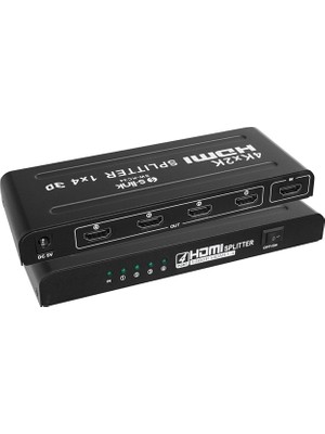 SHC4200 S-Link SW-KC34 4 Port 4KX2K Hdmı Görüntü Çoğaltıcı Splitter Full Hd 3D Destekli