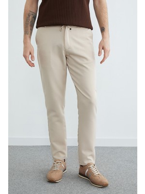 FullaModa Beli Lastikli Jogger Pantolon