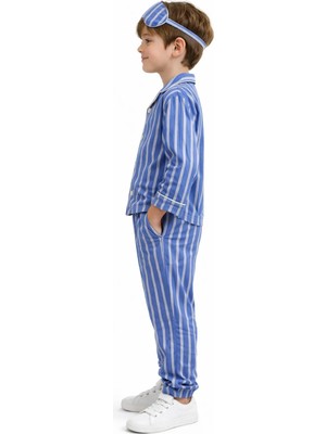 Modaplaza Erkek Çocuk Çizgili Pijama Takım