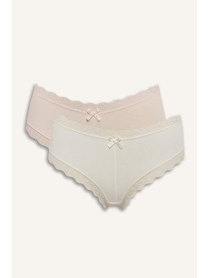 DeFacto Dantel Detaylı Micro 2li Hipster KÜLOT F0236AX26SP