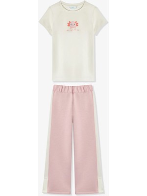 Penti Pembe Kız Çocuk Good Night Pijama Takımı