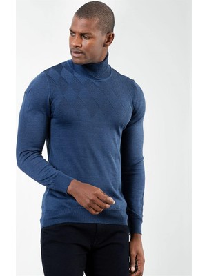 Tudors Sweater Wool Turtle Neck Renna Erkek Kazak