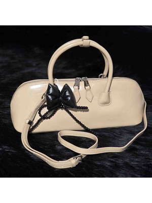 Lêvi D'or Gri, Vizon, Beyaz, Sarı, Kırmızı, Siyah ve Kahve Renkli Kadın El&omuz Çantası