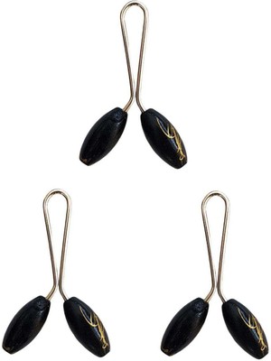 Marsilyan 3 Adet Tesettür Eşarp ve Şal Klipsi Siyah