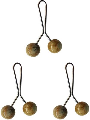 Marsilyan 3 Adet Tesettür Eşarp ve Şal Klipsi Hardal