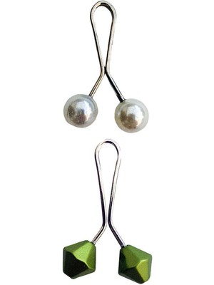 Marsilyan 2 Adet Tesettür Eşarp ve Şal Klipsi Set 9