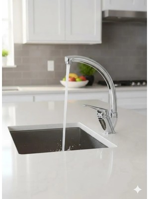 Sardıcı Mutfak Kuğu Bataryası  Sıcak Soğuk Çift Girişli Bütün Aksamlar Dahil Pirinç