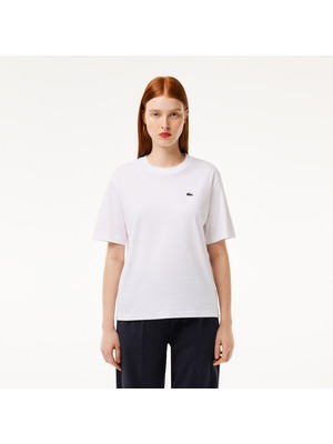  collection lacoste rahat kesimli pima pamuklu tişört.