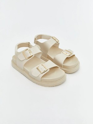 Lc Waikiki Yeni Sezon Deri Görünümlü Kadın Sandalet