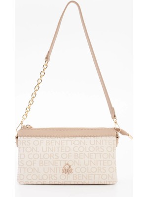 United Colors Of Benetton Kadın Kol Çantası Bej BNT1795