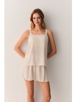 Suwen Loren Atlet Şort Pijama Takımı