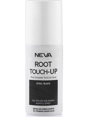 Neva Root Touch-Up Siyah Kapatıcı Sprey Saç Dipleri İçin Anında Etkili Form 75 ml