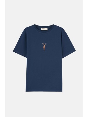 Reflect Studio Geyik Premium T-Shirt - Lacivert