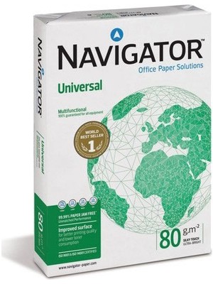 Navigator Navigatör A-4 Fotokopi Kağıdı 80 Gr 500'lü Ultra Parlak Beyaz Ofis ve Ev Kullanımına Uygun