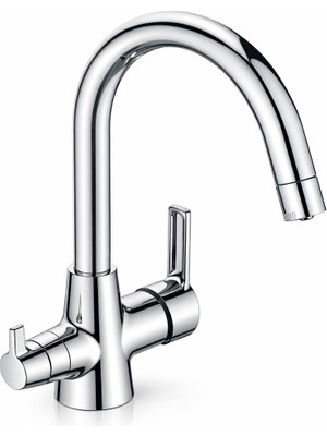 Ideal Standard Calista Eviye Bataryası-Krom-Arıtma Cihazı Uyumlu