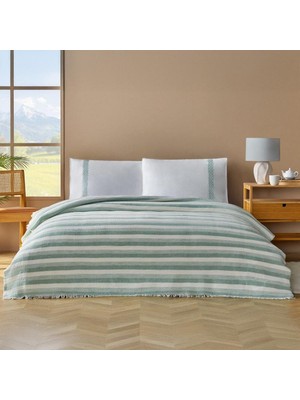 Özdilek Çift Kişilik Pike Takımı Nish Line Yeşil