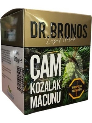 Dr. Bronos Çam Kozalak Macunu 240 gr Propolis Takviyeli Doğal ve Katkısız Özellikte
