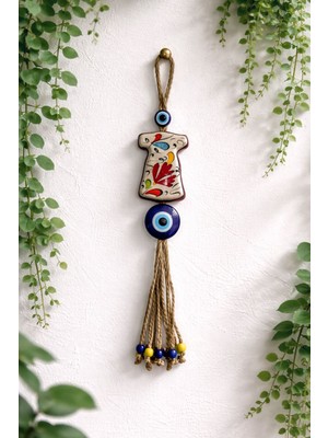 Home Nazar Boncuklu Fatma Ana Eli Süsü- El Yapımı Bohem Dekor