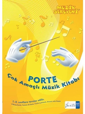 Porte Müzik Eğitim Yayınları Porte Çok Amaçlı Müzik Defteri 1-4 Sınıf Arası (Portemem Müzik Serüveni)