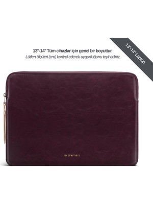 Comfyable Suya Dayanıklı MacBook Air/Pro 13"-14" Laptop Kılıfı - M5/M4/M3/M2/M1 Uyumlu - Böğürtlen
