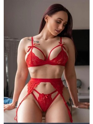 Beleng 6612 Jartiyer Takım Kırmızı