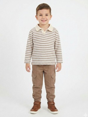 Escabel Erkek Çocuk 2li Alt Üst Kombin Takmı 1-4 Yaş SET0460