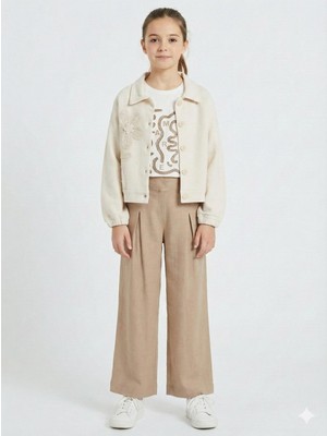 Nk Kids Kız Çocuk 3lü Alt Üst Kombin Takmı 8-14 Yaş SET0504