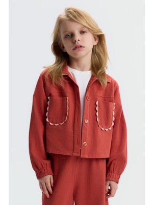 Nk Kids Kız Çocuk Gömlek 4-8 Yaş 31504