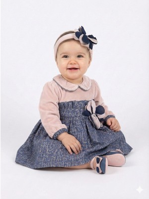 Grata Kız Çocuk Elbise 6-36 Ay 9071