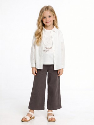 Nk Kids Kız Çocuk 3lü Alt Üst Kombin Takmı 4-8 Yaş SET0516