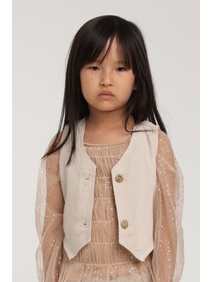 Escabel Kız Çocuk Yelek 1-4 Yaş 2536