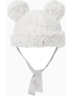 Binibamba Kulak Detaylı Lüks Tasarım %100 Yün Bebek Bere