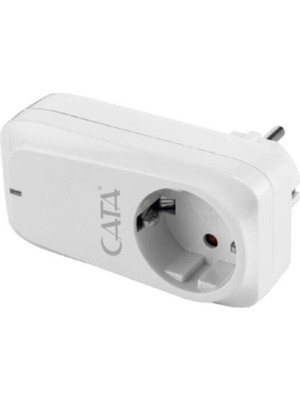 Cata 4000W Tekli Akım Korumalı Priz CT-9186 Hassas Cihazlar İçin Yıldırım Koruması