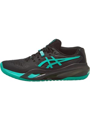 Asics Gel Resolution x Erkek Siyah Yeşil Tenis Ayakkabısı