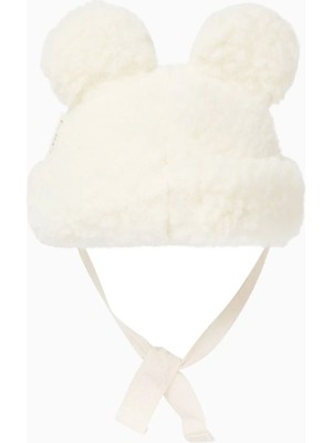 Binibamba Kulak Detaylı Lüks Tasarım %100 Yün Bebek Bere