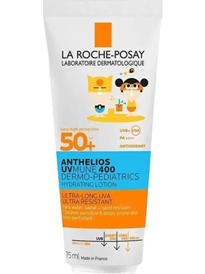 La Roche-Posay Anthelios Dermo Pediatrics 75 ml SPF50+ Normal Ciltler İçin Nemlendirici Krem