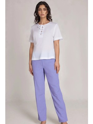 Kom Strıpe Pıjama Tk.